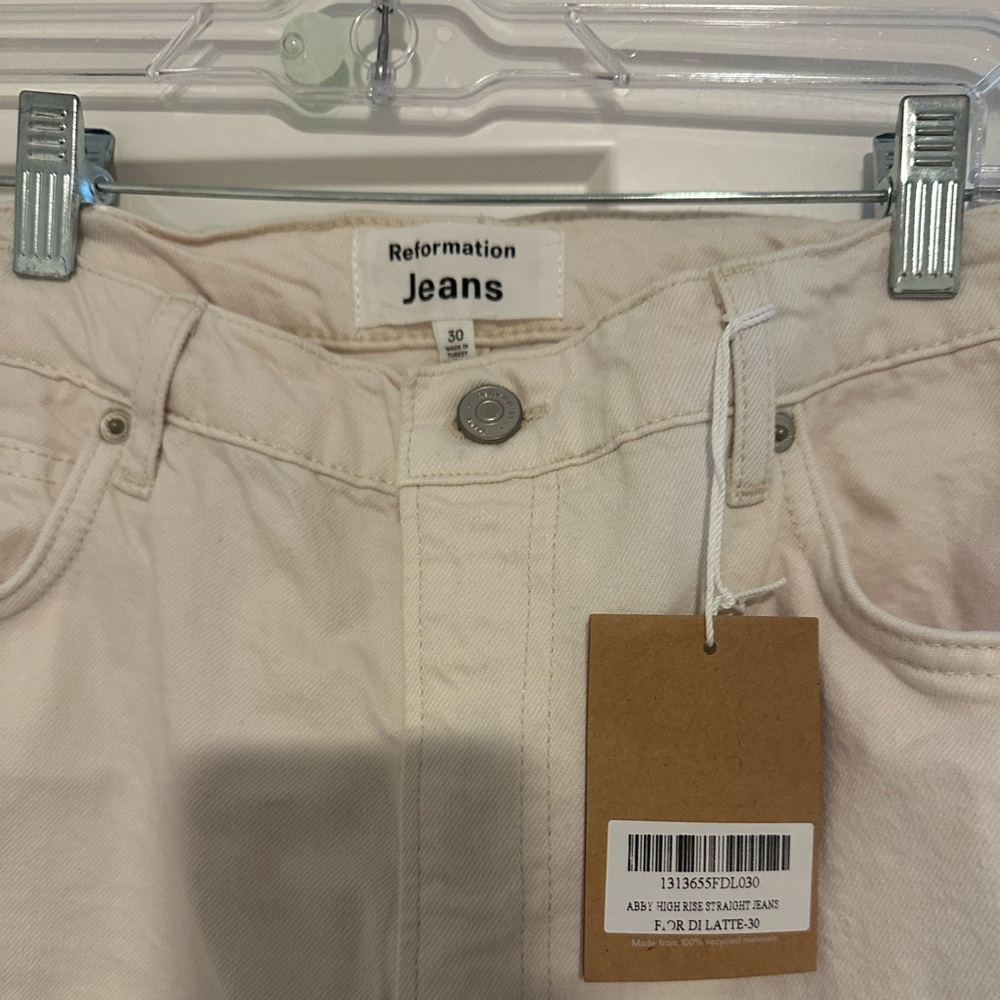 Reformation Abby High Rise Jeans NWT
